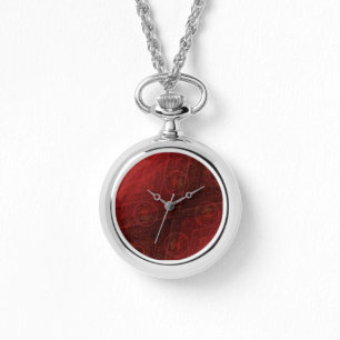 Acceptance   Red Meditation Medallions Watch