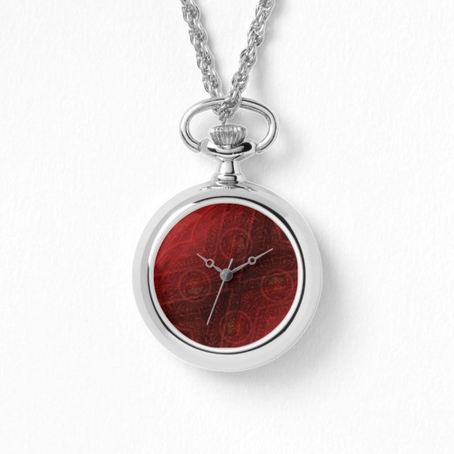 Acceptance | Red Meditation Medallions Watch (Front)