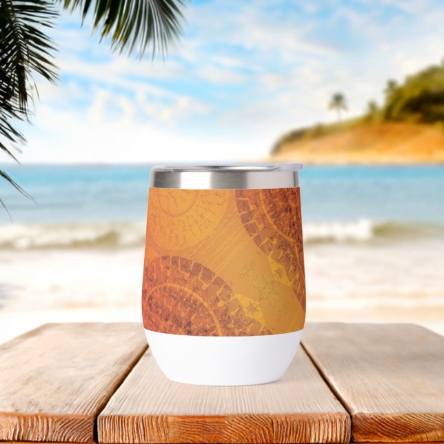 Acceptance | Red Orange Yellow Boho Medallions (Beach)