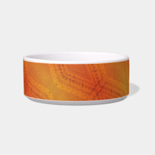 Acceptance   Red Orange Yellow Shibori Pattern Bowl