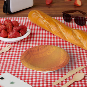 Acceptance Red Orange Yellow Shibori Pattern Paper Plate