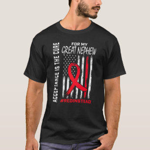 Acceptance Redinstead Red Instead Autism Great Nep T-Shirt