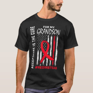 Acceptance Redinstead Wear Red Instead Autism Gran T-Shirt