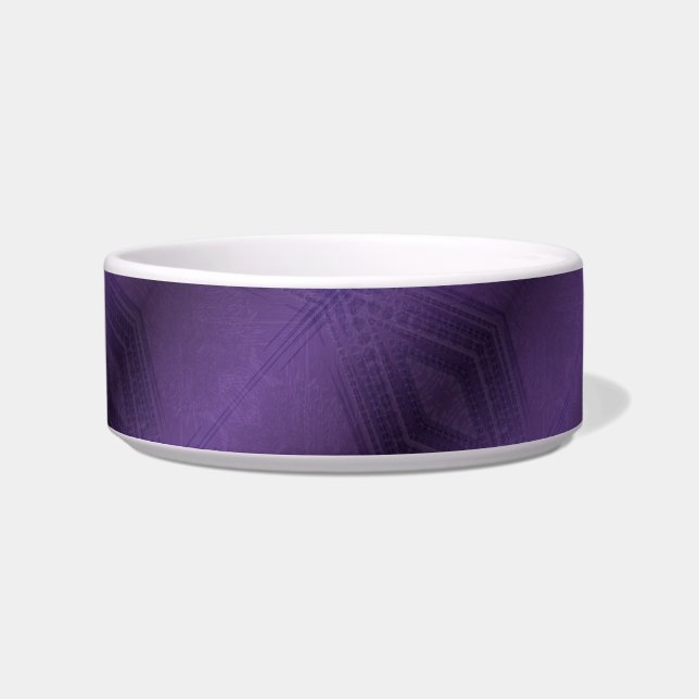 Acceptance | Violet Eclectic Boho Pattern Bowl (Front)