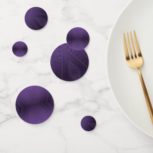 Acceptance | Violet Eclectic Boho Pattern Confetti (Group)
