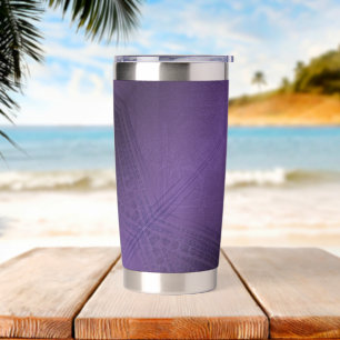 Acceptance   Violet Eclectic Boho Pattern Insulated Tumbler
