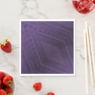 Acceptance   Violet Eclectic Boho Pattern Napkin
