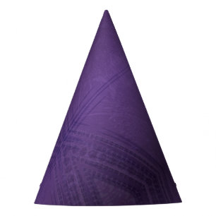 Acceptance Violet Eclectic Boho Pattern Party Hat