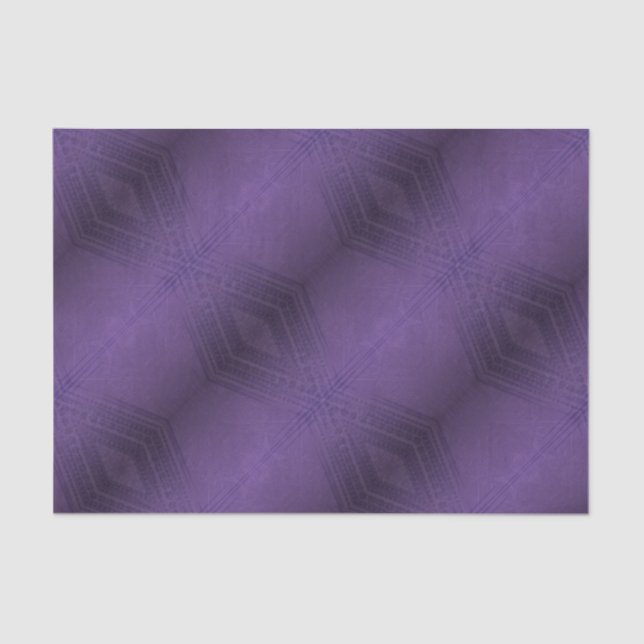 Acceptance | Violet Eclectic Boho Pattern Tissue Paper (Front)
