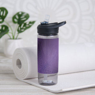 Acceptance   Violet Eclectic Boho Pattern Water Bottle
