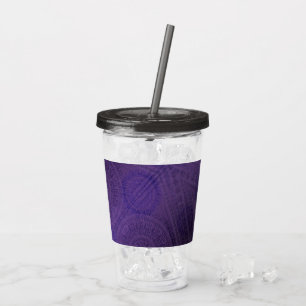 Acceptance Violet Meditation Medallions Acrylic Tumbler