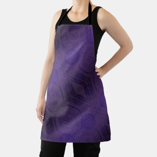 Acceptance | Violet Meditation Medallions Apron (Insitu)