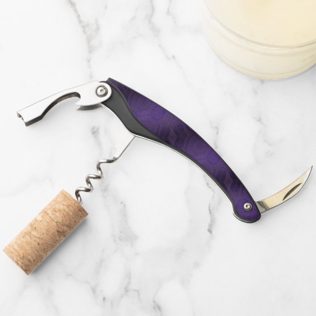 Acceptance | Violet Meditation Medallions Corkscrew (Front)