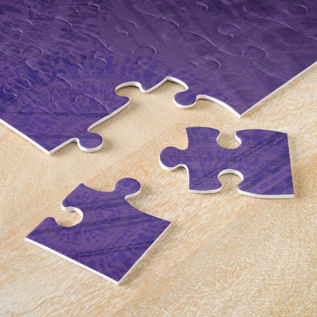 Acceptance | Violet Meditation Medallions Jigsaw Puzzle (Side)