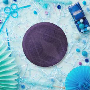 Acceptance   Violet Meditation Medallions Paper Plate