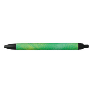 Acceptance   Yellow Green Blue Boho Medallions Black Ink Pen