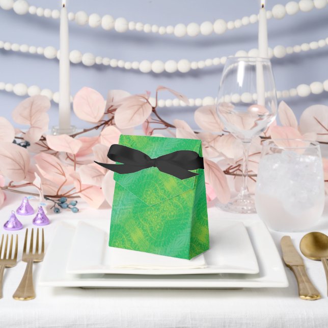 Acceptance | Yellow Green Blue Boho Medallions Favour Box (Wedding)