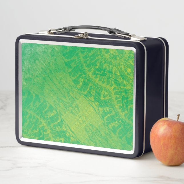 Acceptance | Yellow Green Blue Boho Medallions Metal Lunch Box (In Situ)