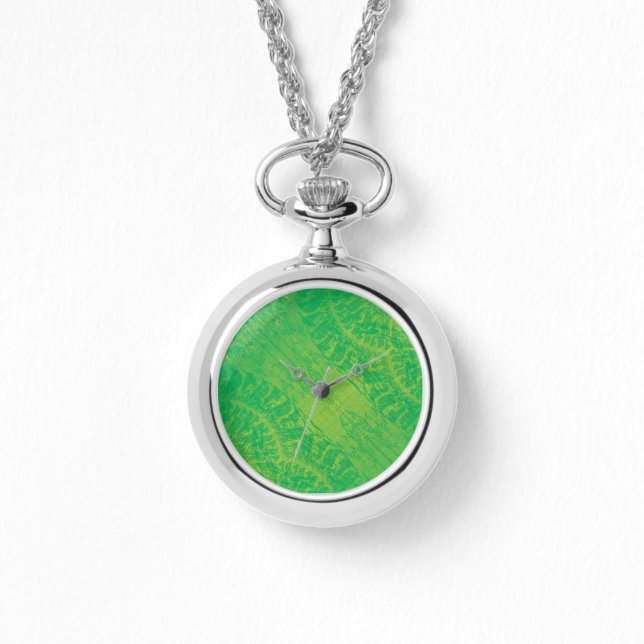 Acceptance | Yellow Green Blue Boho Medallions Watch (Front)