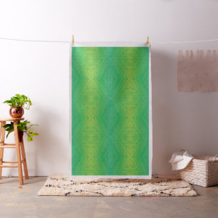 Acceptance Yellow Green Blue Shibori Pattern Fabric