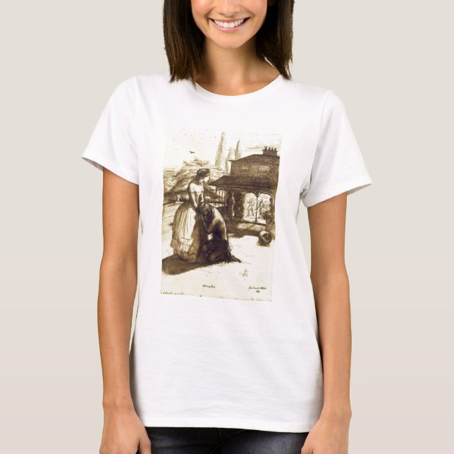 Accepted, 1853 (pen & brown ink on paper) T-Shirt (Front)