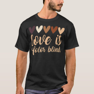 Accepted Colorblind Color Blind Love forest animal T-Shirt