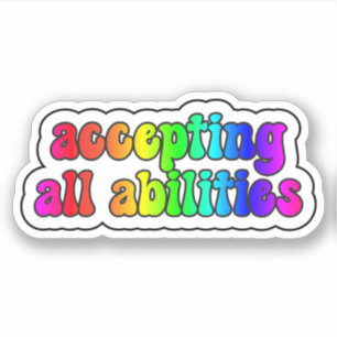 accepting all abilities Rainbow Neurodiversity