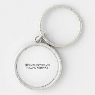 Access Protocol   Minimal Interface Acrylic  Key Ring