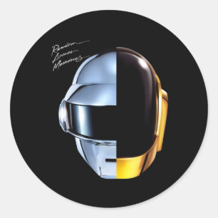 Access Randoms Icons Helmets Paired Together Memor Classic Round Sticker