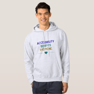 Accessibility Benefits Everyone Inclusive Hoodie