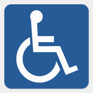 Accessibility Square Sticker