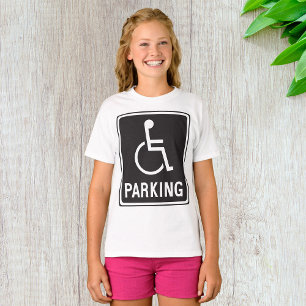 Accessible Parking Sign Wheelchair Symbol T-Shirt