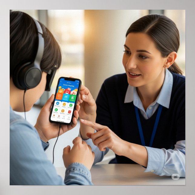 Accessible Shopping Poster (Front)