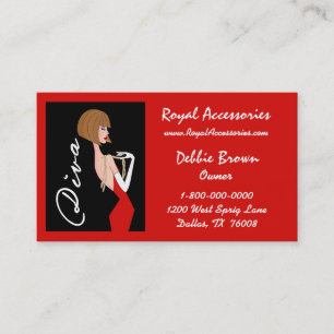 Accessories and Fashion / DIVA Business Cards