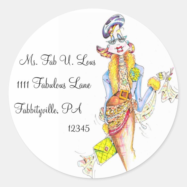 Accessory Address label (Front)