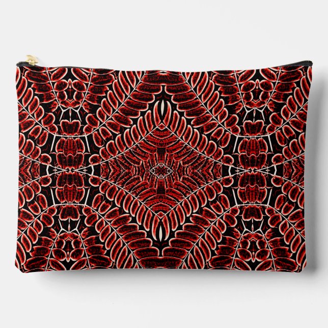Accessory Pouch, A trendy red colour design   Pouch (Front)