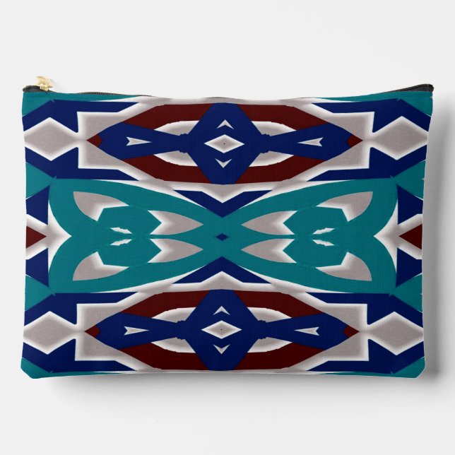 Accessory Pouch, An unique geometric design  Pouch (Front)