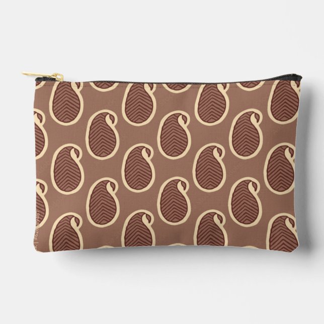  Accessory small pouch | Brown |Cosmetic pouch (Front)