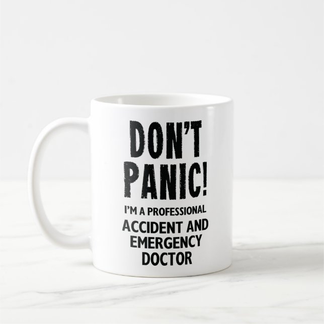 Accident and Emergency Doctor Coffee Mug (Left)