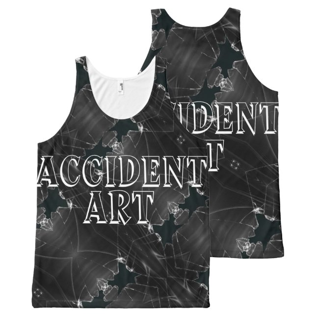 Accident Art Logo on Tank Shirt (Front and Back)