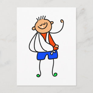 Accident Kid Postcard