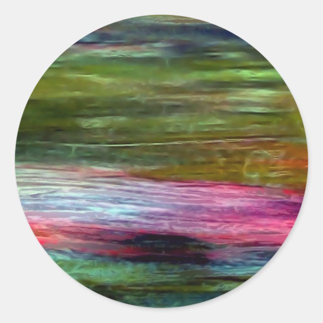 Accidental Art Classic Round Sticker (Front)