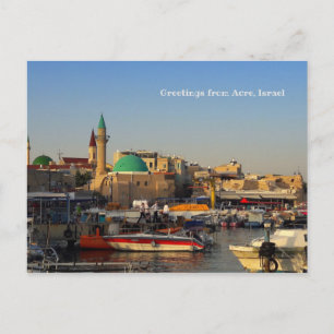 Acco Harbour Postcard