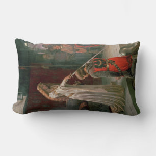 Accolade (by Edmond Blair Leighton) Lumbar Cushion