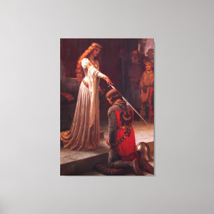 Accolade by Edmund Blair Leighton Canvas Print