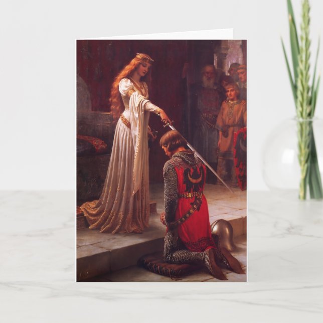 Accolade - Edmund Blair Leighton (1901) Card (Front)