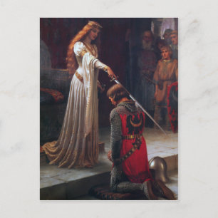 Accolade - Edmund Blair Leighton Postcard
