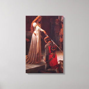 Accolade - The Knight Canvas Print