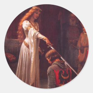 Accolade - The Knight Classic Round Sticker
