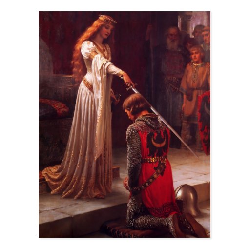 Image of Accolade - The Knight Postcard